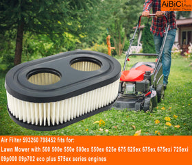 AiBiCi 593260 air filter side view, ready for quick installation