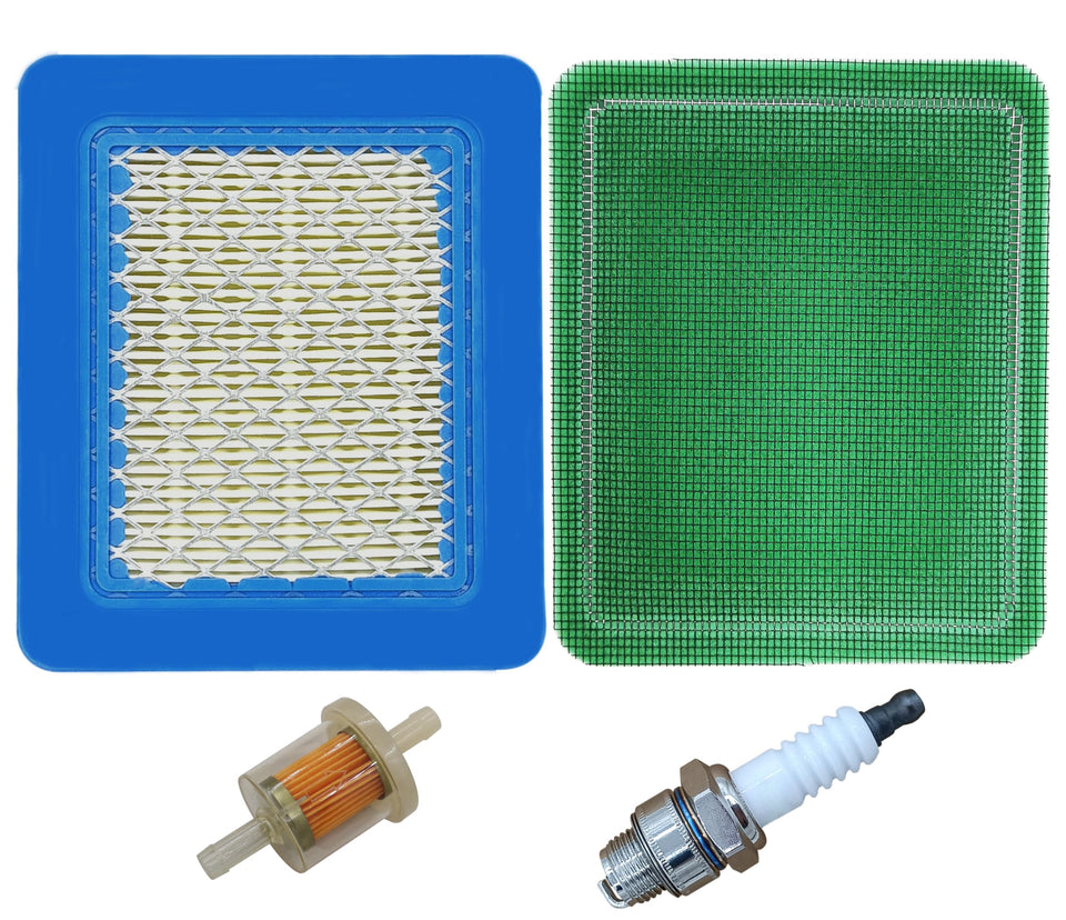 AiBiCi air filter spark plug pack for easy mower maintenance