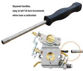 AiBiCi double D bit enables even-mixture tuning on 2-stroke carbs.