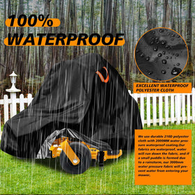 Aibiley mower cover designed to fit zero-turn decks up to 60 inches.