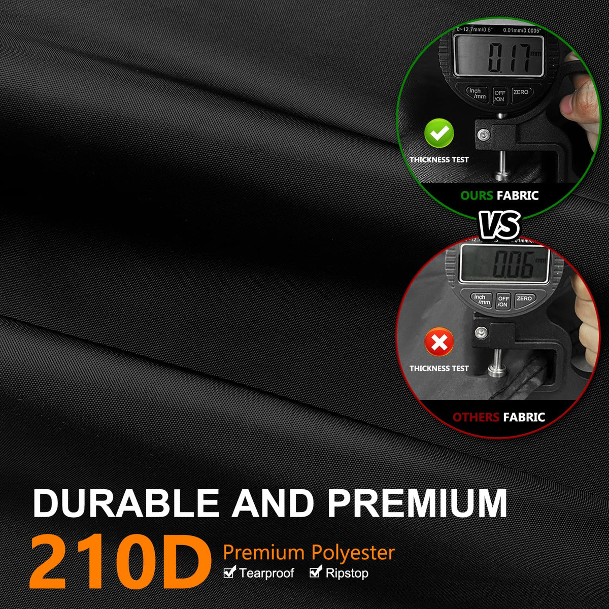 Aibiley mower cover UV-resistant finish slows sun fading on outdoor equipment.