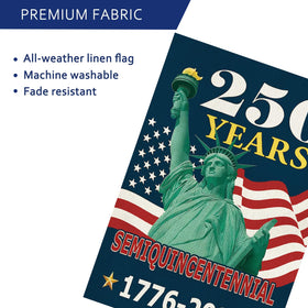 AIBOLYNE 250-year anniversary flag for outdoor celebration