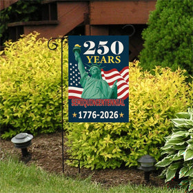 AIBOLYNE memorial and veterans day flag for respectful yard display