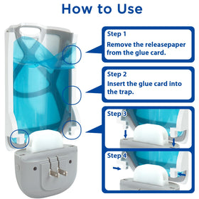 AICase bathroom or living spaces handle mosquitoes and moths quietly.