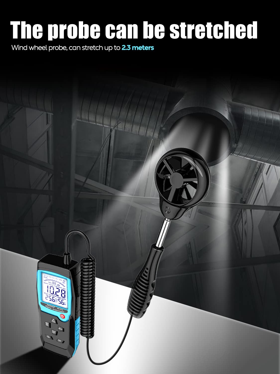 Aicevoos H12 handheld meter designed for outdoor use.