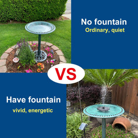 Aiddwrron Bird Bath includes a 365 day warranty and responsive support.