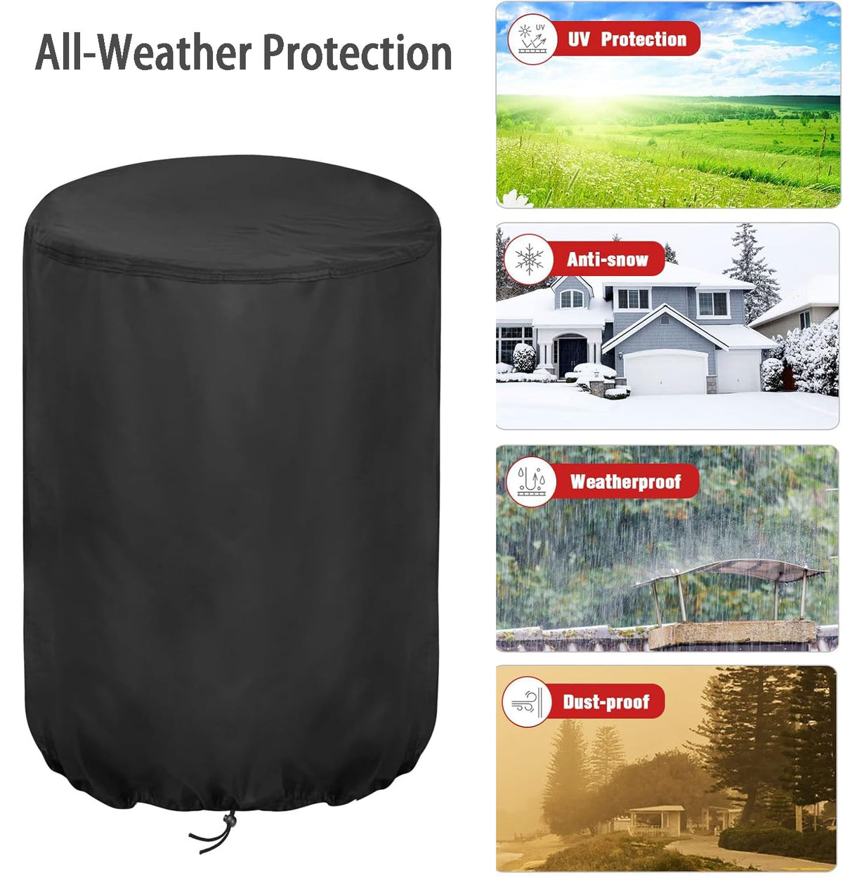 Aidetech cover drying outdoors after washing, ready for storage
