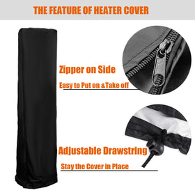 Aidetech 420D Oxford fabric gives durable protection for patio heater components.