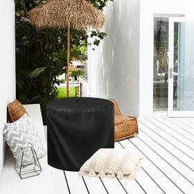 Aidetech black patio cover adds sleek style and protection.