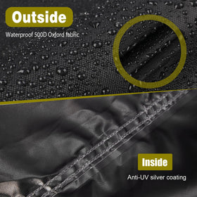 Aidetech cover is easy to clean with hose or damp cloth.