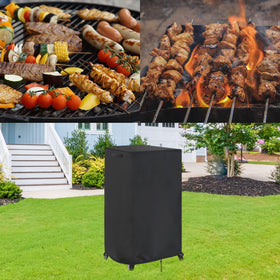 Aidetech Smoker Cover all-weather protection against sun rain and snow.