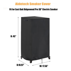 Aidetech Smoker Cover waterproof Oxford fabric close-up highlighting tear resistance.