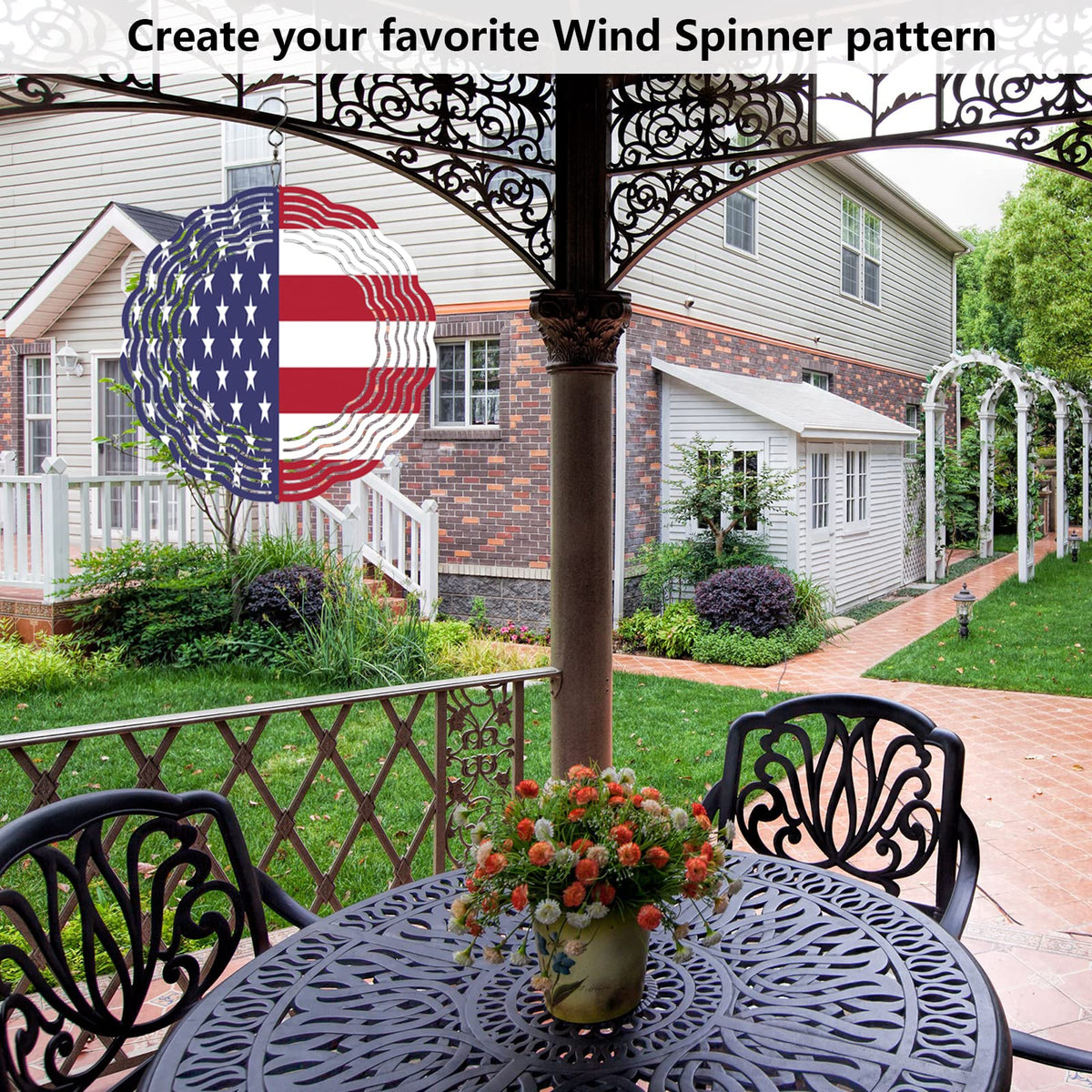 AiDiYGECO powder-coated wind spinner blank for long-lasting colors.
