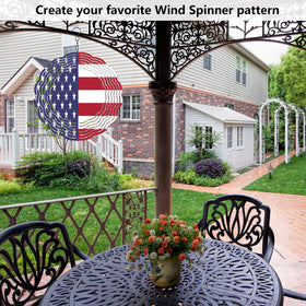 AiDiYGECO powder-coated wind spinner blank for long-lasting colors.