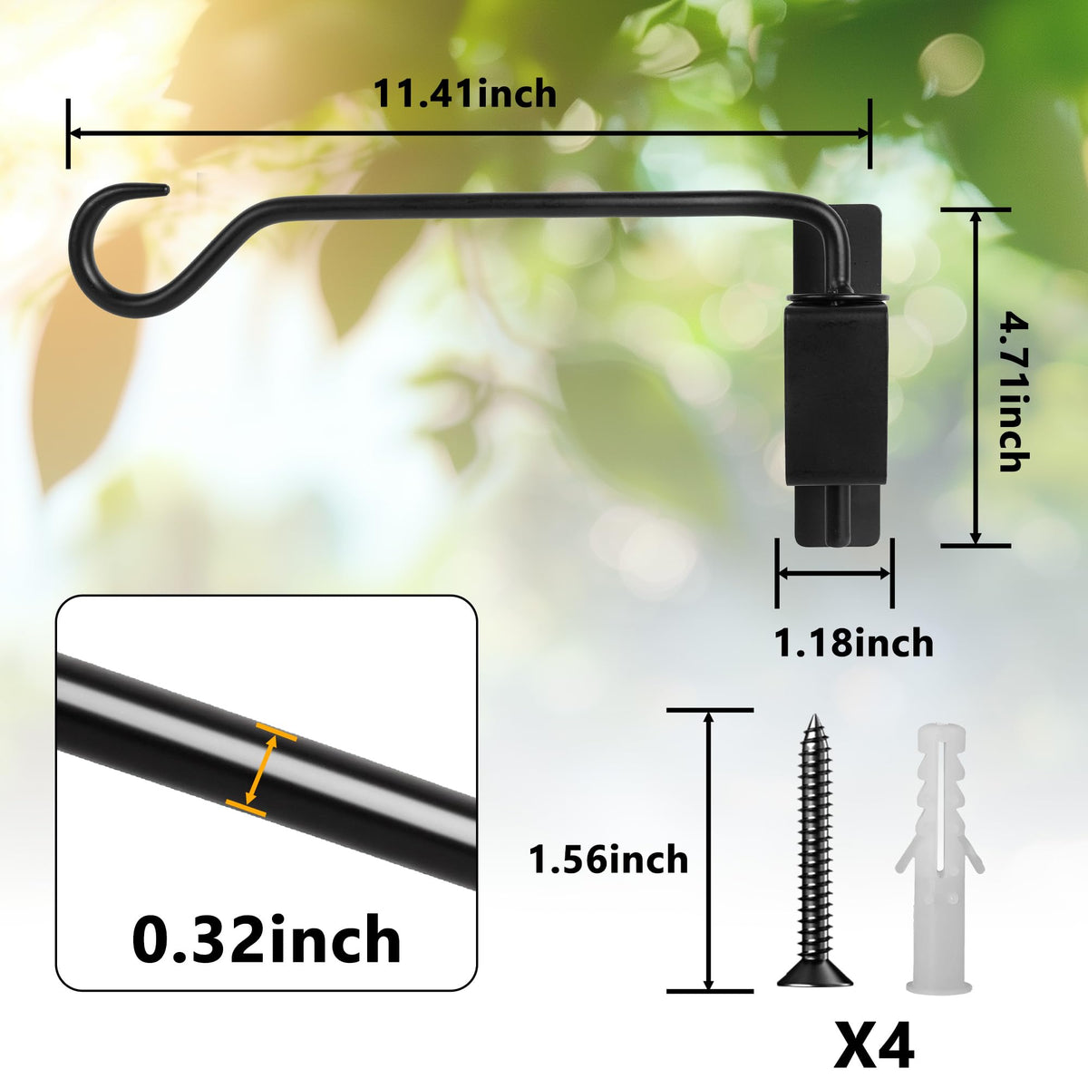 Aidoclip ceiling hook for indoor plant arrangements and ceiling displays.