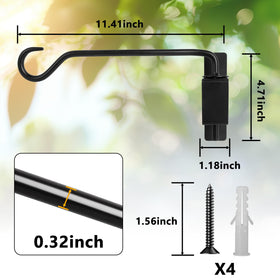Aidoclip ceiling hook for indoor plant arrangements and ceiling displays.