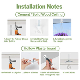 Aidoclip heavy-duty hooks designed to support up to 25 pounds on solid walls
