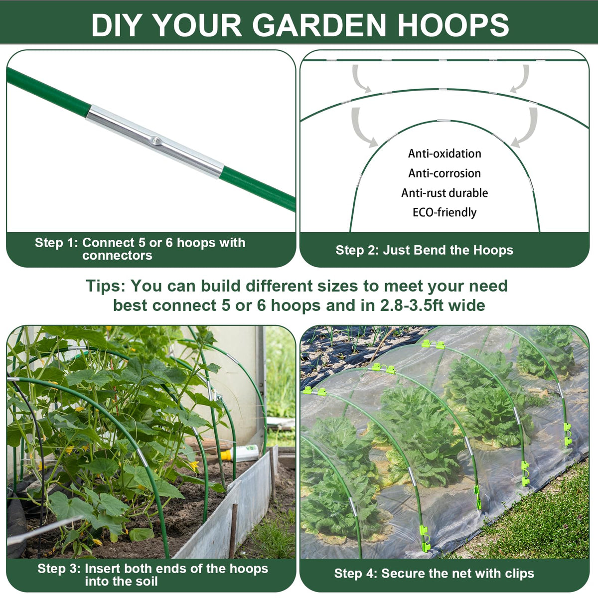 Aierden DIY grow tunnel kit enables customizable season extension setups