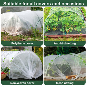 Aierden raised-bed cover support provides easy, flexible plant protection