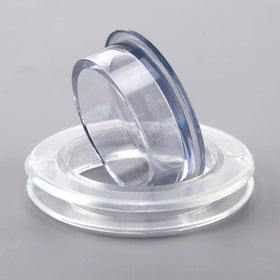AIEX silicone ring installation shown on a glass table hole