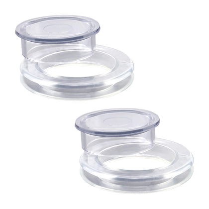 AIEX transparent silicone umbrella hole ring fits 2-inch tables reduces wobble