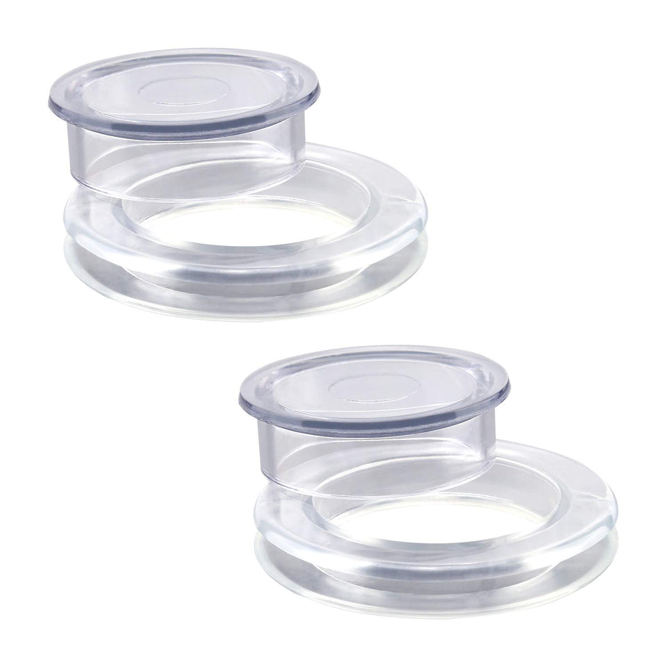 AIEX transparent silicone umbrella hole ring fits 2-inch tables reduces wobble