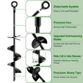 Aifanss Anchor-Driver and T-handle enable quick, controlled installations