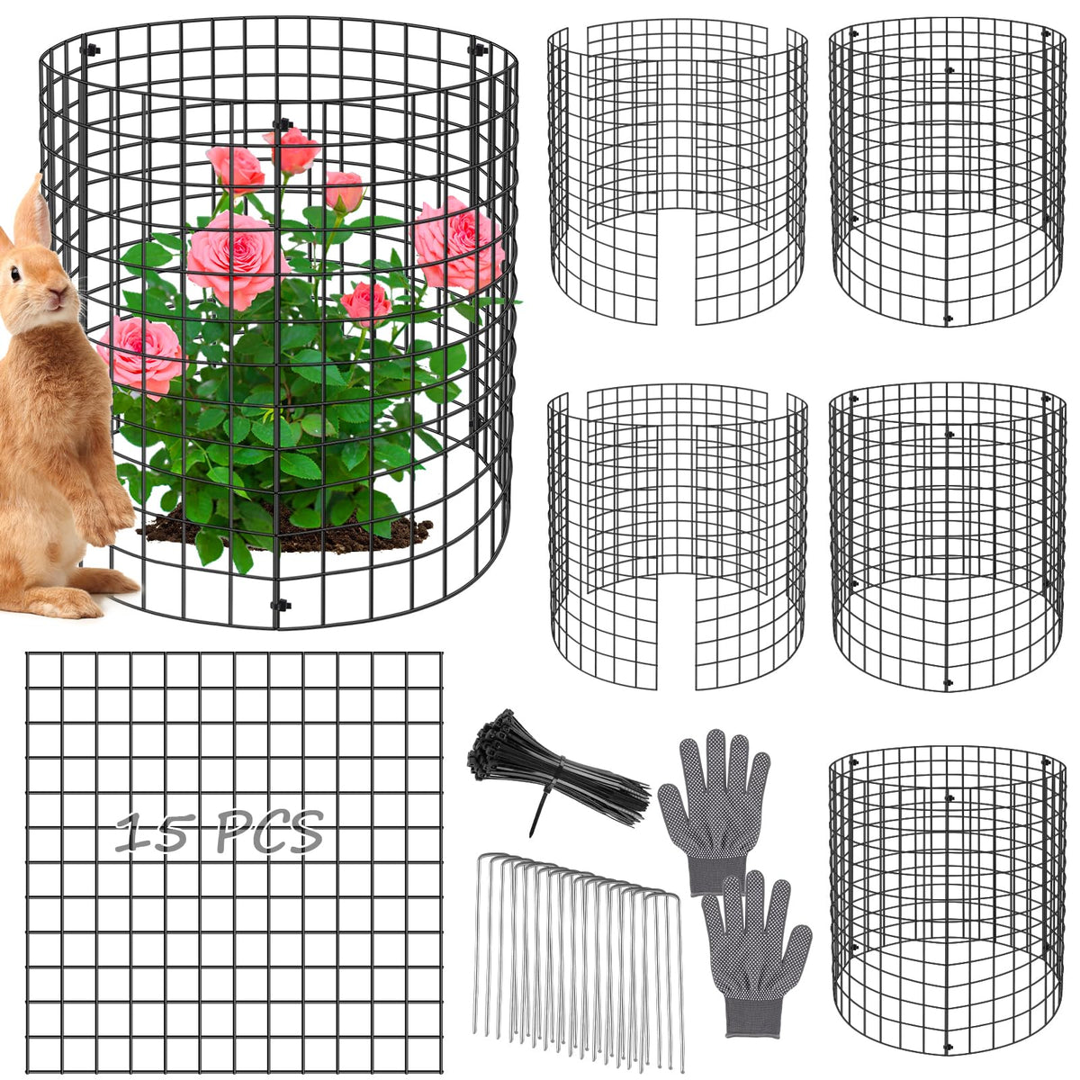 Aifanss Plant Protectors assembly demonstrates quick setup for garden protection.