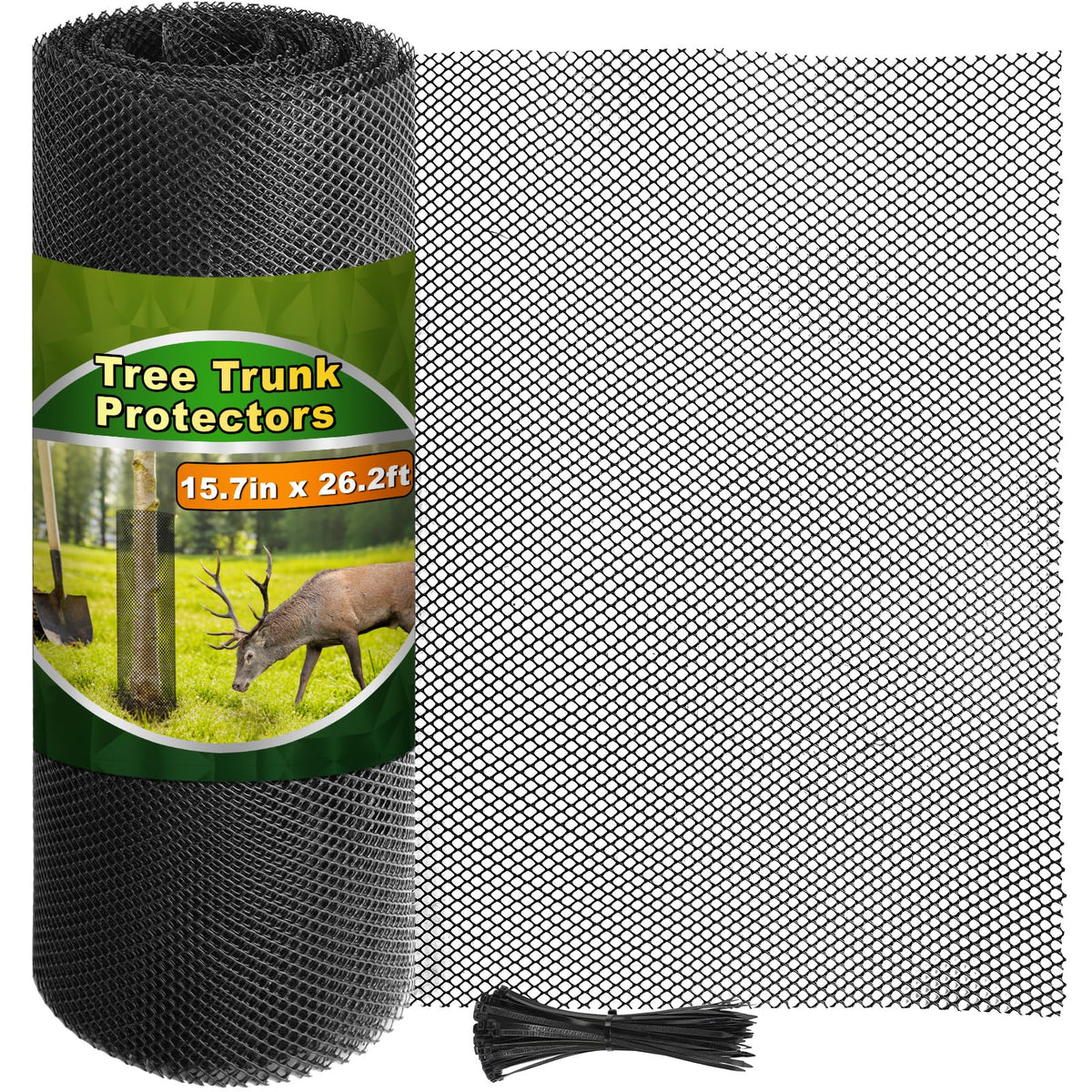 Aifanss tree trunk protector wrap provides extended protection for multiple trees.