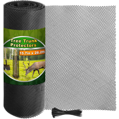 Aifanss tree trunk protector wrap provides extended protection for multiple trees.