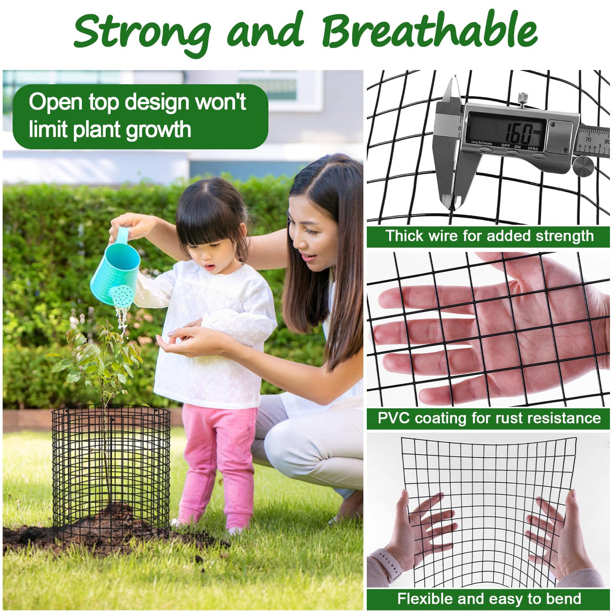 Aifanss zip-tie and stake kit enabling quick, sturdy installation