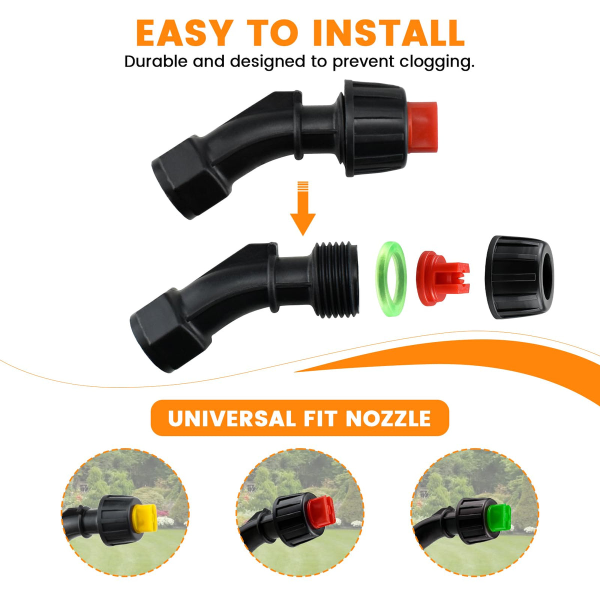 Aifeier ET nozzle tip 0.3mm red for balanced garden spray