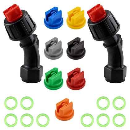 Aifeier ET flat-fan nozzle with 110° spray for even garden coverage
