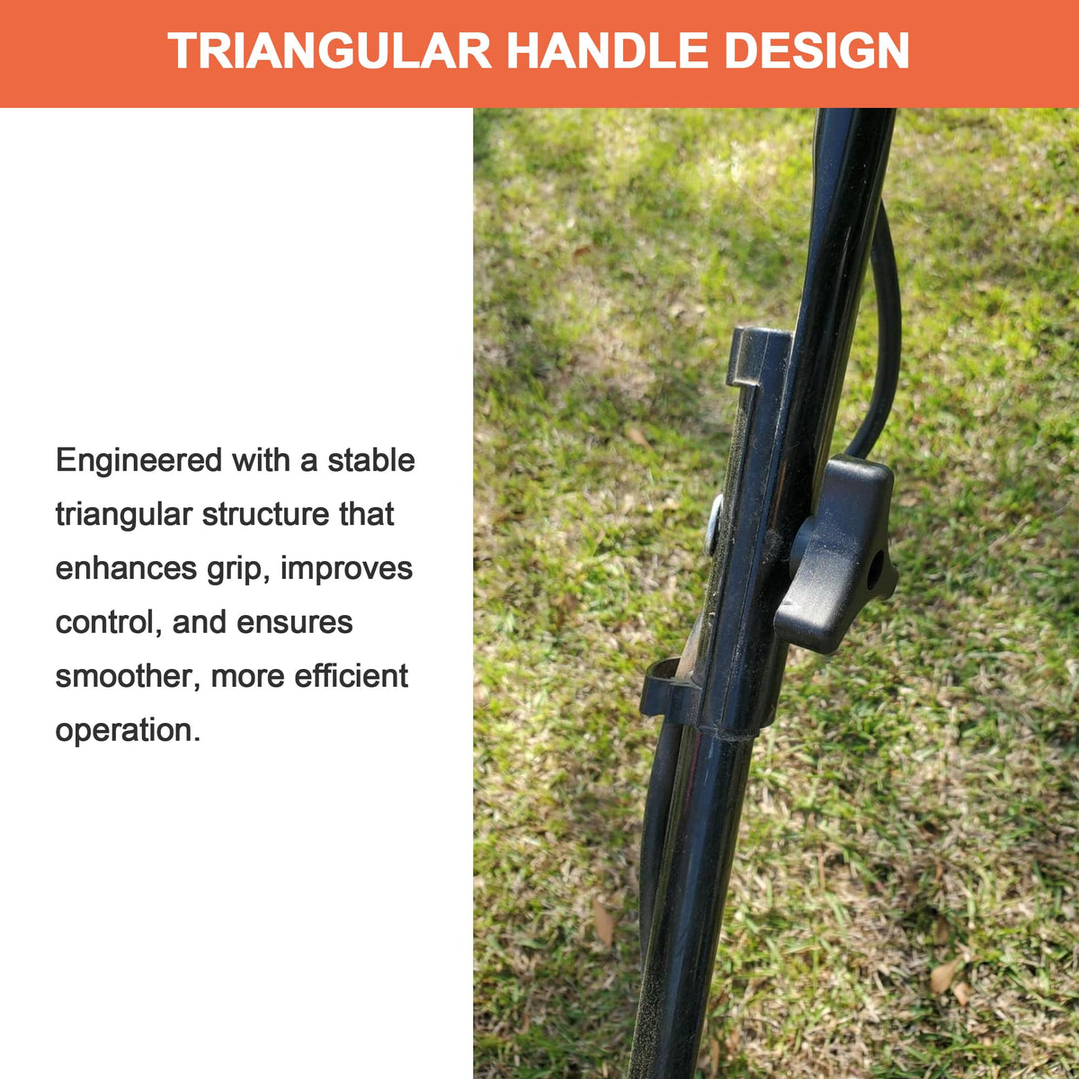 AIFORCE easy-install triangle knob saves time during tool-free setup