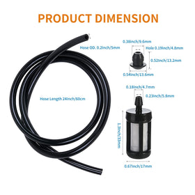 AIFORCE STIHL-compatible fuel line kit for easy replacement