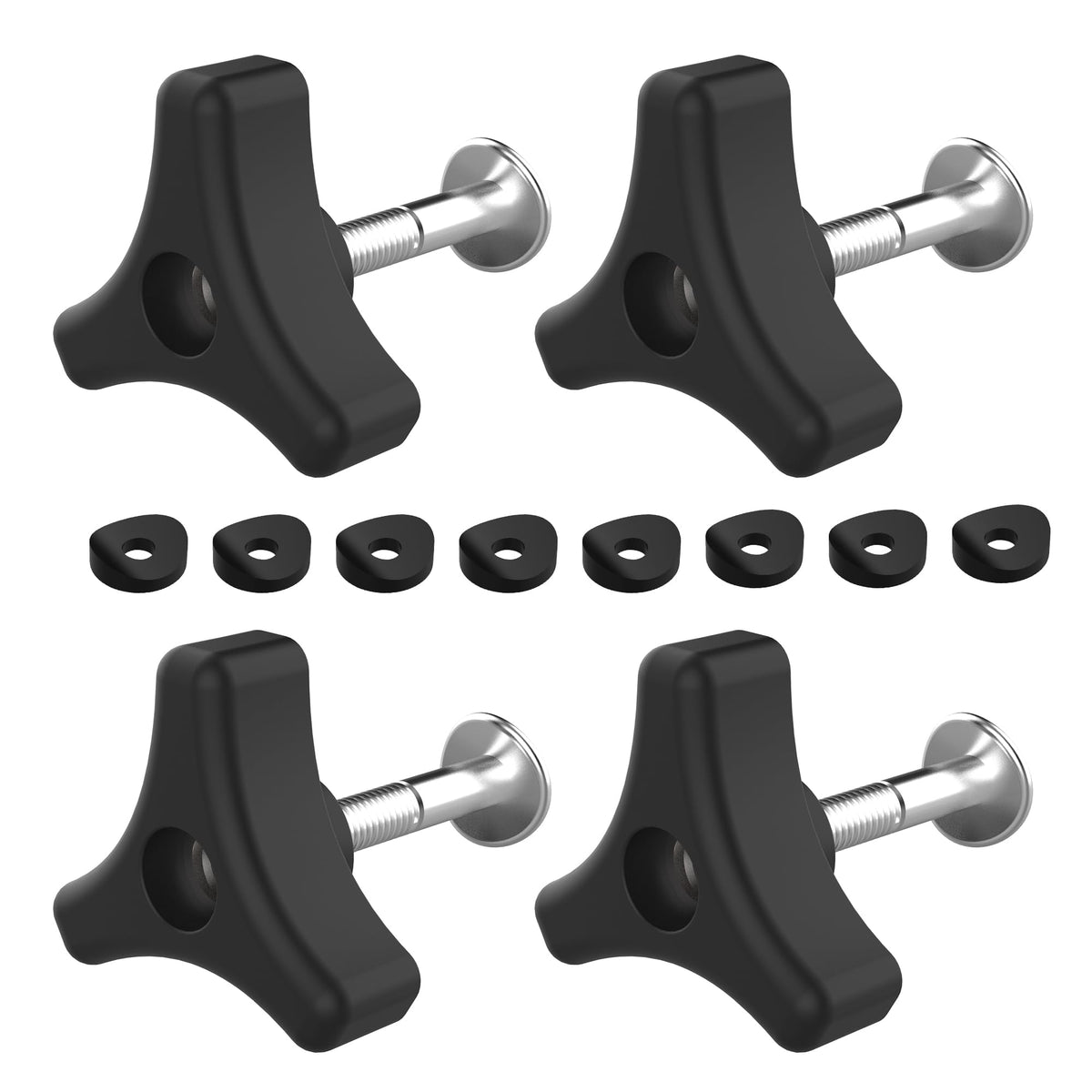 AIFORCE triangle handle knob kit for quick, secure mower handle replacements