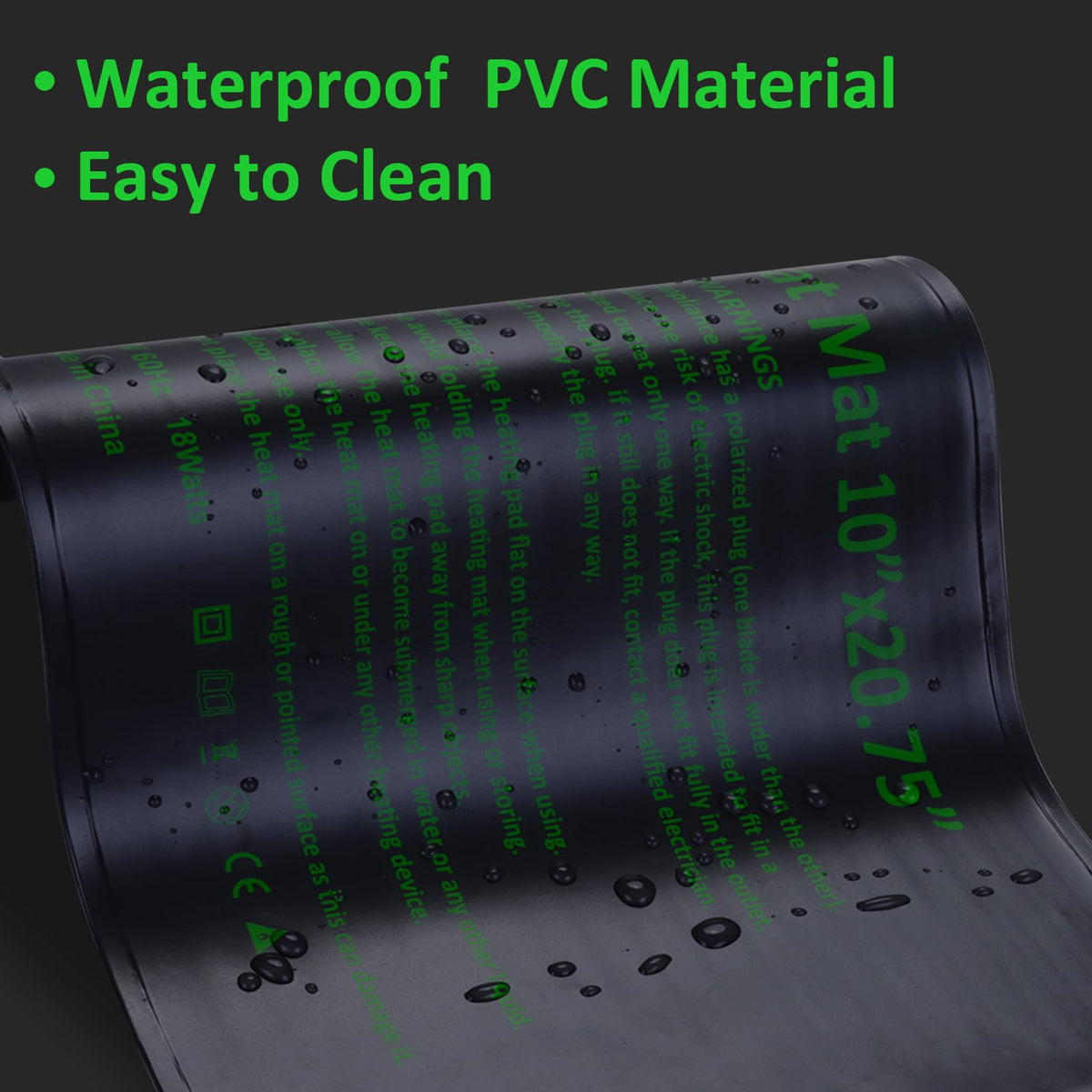 Aiicioo waterproof surface for quick cleanup after wet seedling sessions