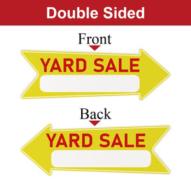 Aijmguo yard sale double-sided printing increases exposure from both directions.