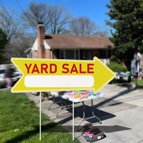 Aijmguo yard sale sign setup tool-free installation in minutes.