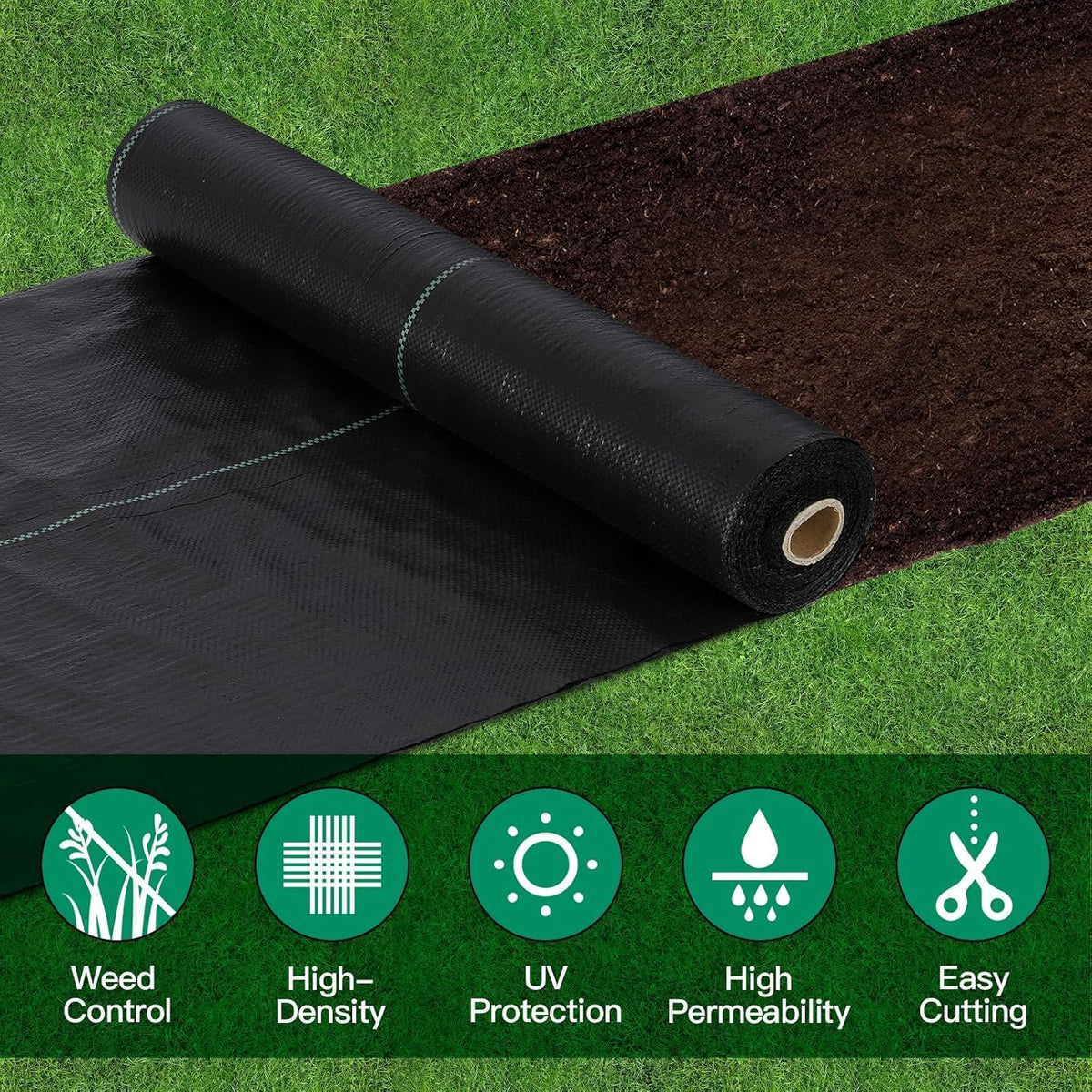 AIKANG water permeable weed fabric allowing air and water to reach roots
