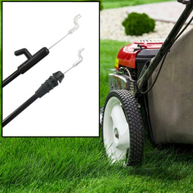 Conduit length 38-1/4 inches protects routing inside the mower.