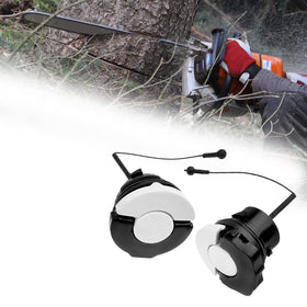 AILEETE package includes fuel cap and oil cap for quick replacement