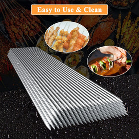 AIMEIKI skewers are dishwasher safe for easy cleanup after meals