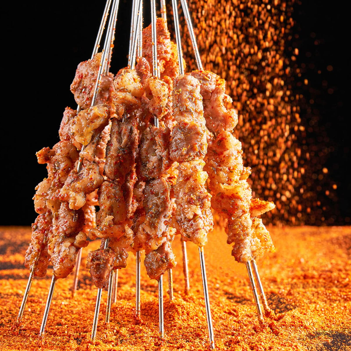 AIMEIKI stainless steel resists rust for repeated, long-lasting grilling