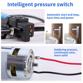 Aimela built-in pressure-switch enables automatic cycling and stability