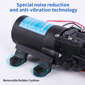 Aimela compact 12V pump fits tight spaces on boats