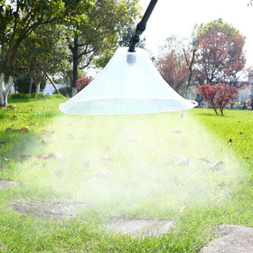 Aimela Drift Guard compatible with backpack sprayers for versatile use