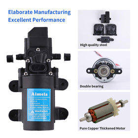 Aimela hose clamps included for fast, secure installation