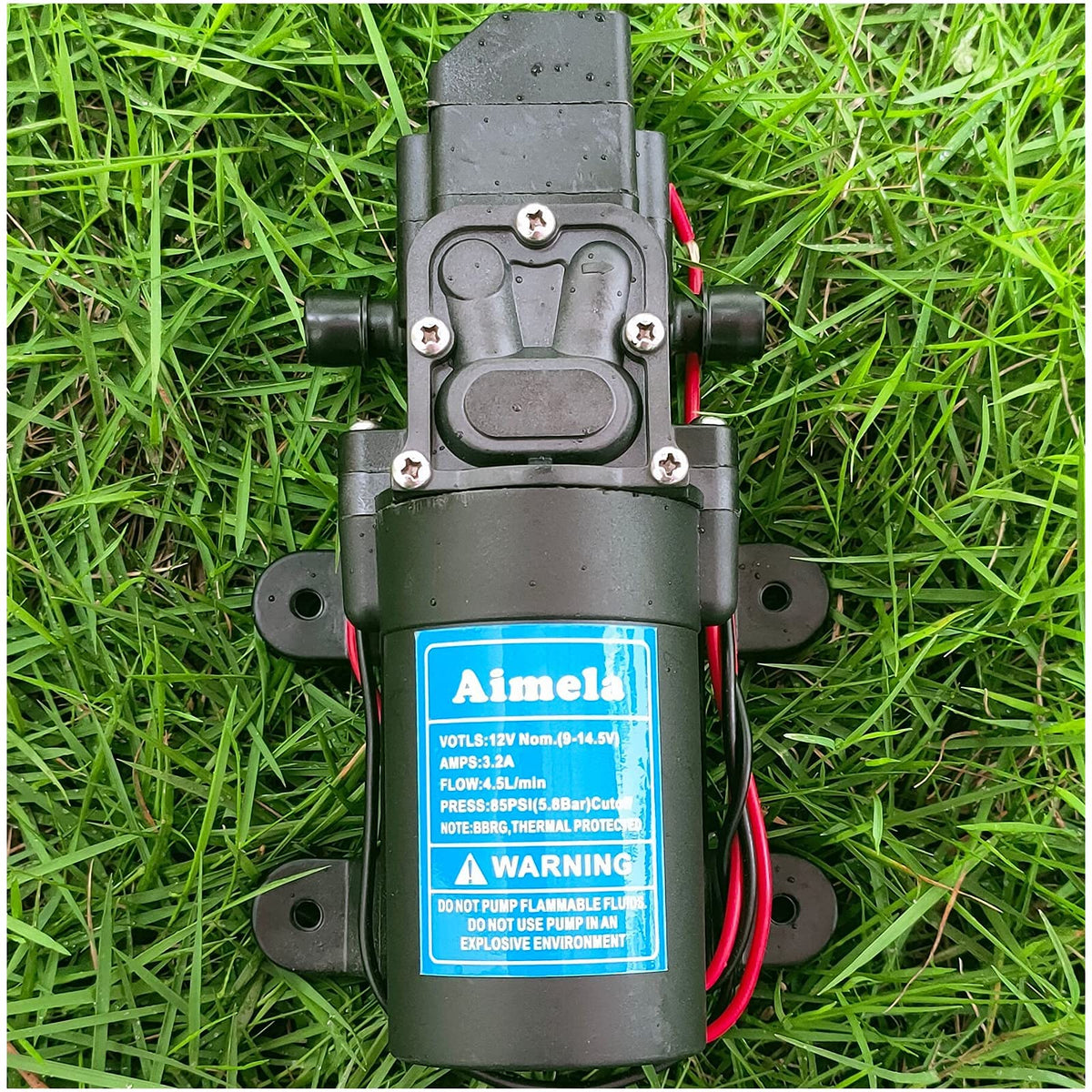 Aimela marine-use setup example on a boat deck