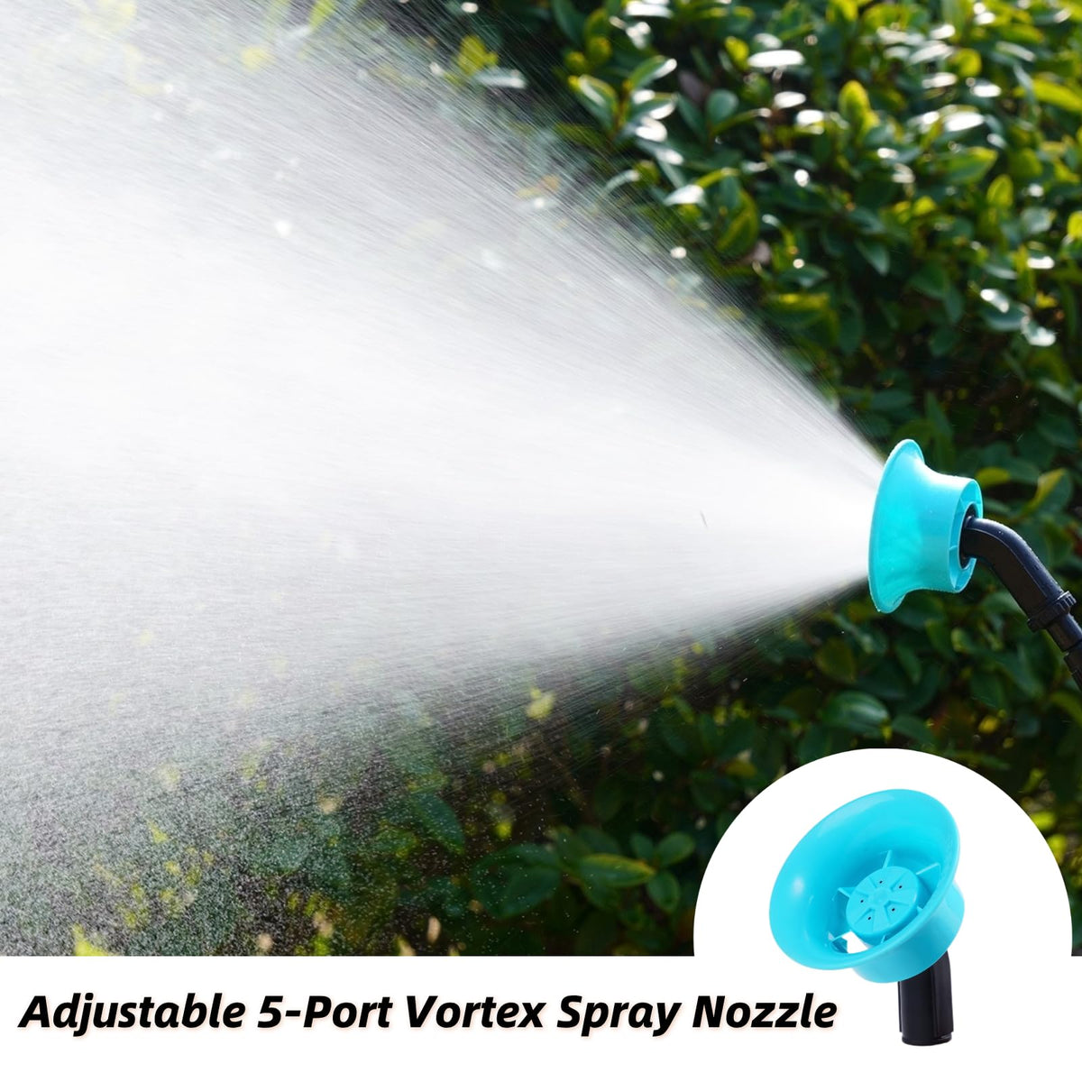 Aimela quad jet nozzle 0.9mm provides four directional coverage